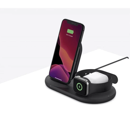 Зарядное устройство Belkin Wireless Charger Base Station Black (WIZ001VFBK) for Apple iPhone and Apple Watch фото 5