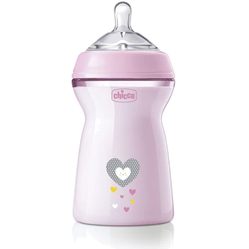 Пляшечка пластикова Chicco Natural Feeling NEW, 330 мл, 6м+ (81335.10)