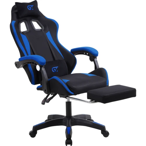 GT Racer X-2324 Fabric Black/Blue: Регулировки Угол наклона спинки, Высота подголовника, Высота сиденья