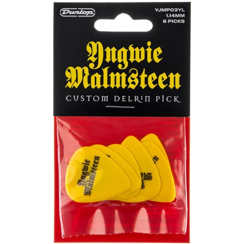 Медиатор Медиатор DUNLOP YNGWIE MALMSTEEN 1.14MM: Толщина  Очень толстые (1.01 мм и более)