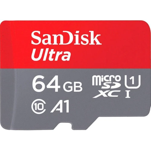 Карта памяти SanDisk 64GB microSDXC Class 10 UHS-I Ultra + adapter (SDSQUAB-064G-GN6IA): Тип карты MicroSDXC