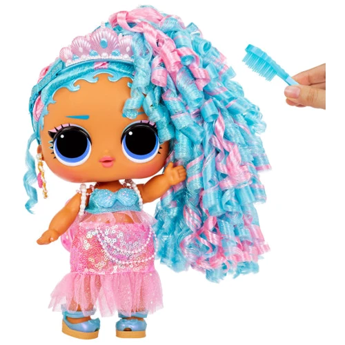 Игровий набор с мегакуклой L.O.L. Surprise серии Big Baby Hair Hair Hair Королева Сплеск (579724) фото 4