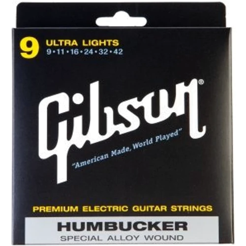 Струна для гитар Струны для электрогитар GIBSON SEG-SA9 HUMBUCKER SPECIAL ALLOY .009-.042