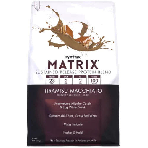 Протеїн Syntrax Matrix 5.0 2270 г / 75 послуг / Tiramisu Macchiato