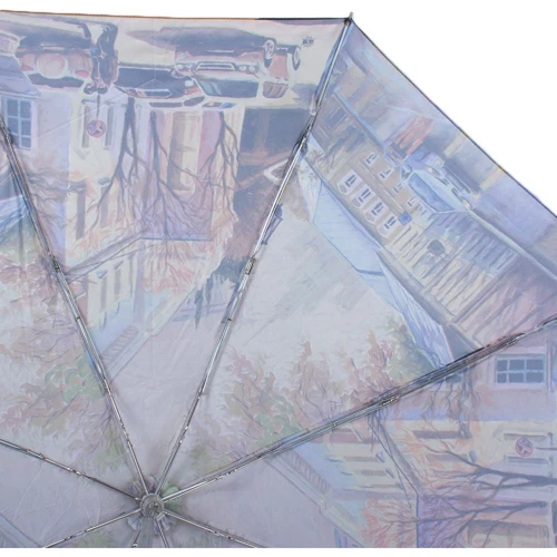 Парасолька жіночий механічний Magic Rain бежевий (ZMR51224-3): Фасон Складаний (5 складань)