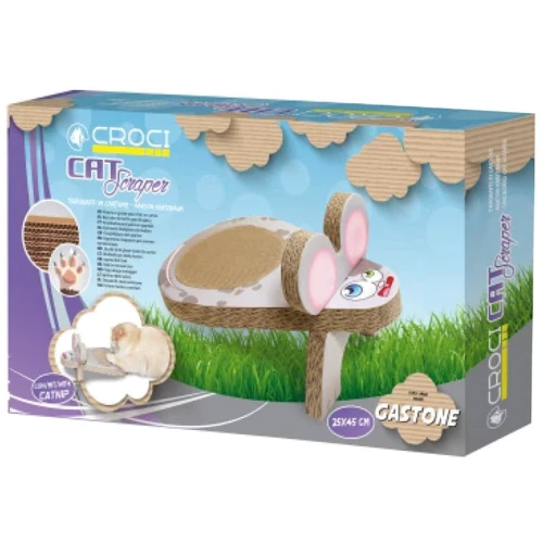 Когтеточка Croci Mouse 25х45х20 см серая (C6020332): Размеры основания 25х45 см