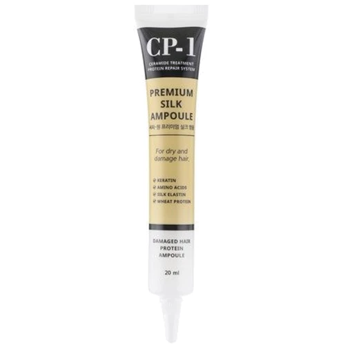 Esthetic House CP-1 Premium Silk Ampoule Несмывающаяся сыворотка для волос с протеинами шелка 20 ml