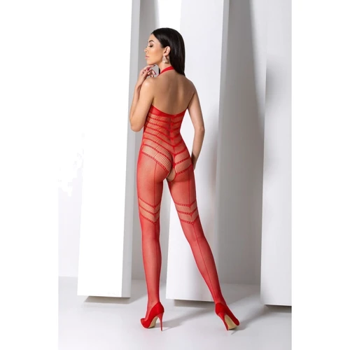Бодистокинг с плетением на животике Passion BS100 One Size red