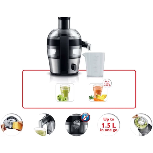 Соковичавниця Philips HR1836/00: Кількість швидкостей віджиму 1