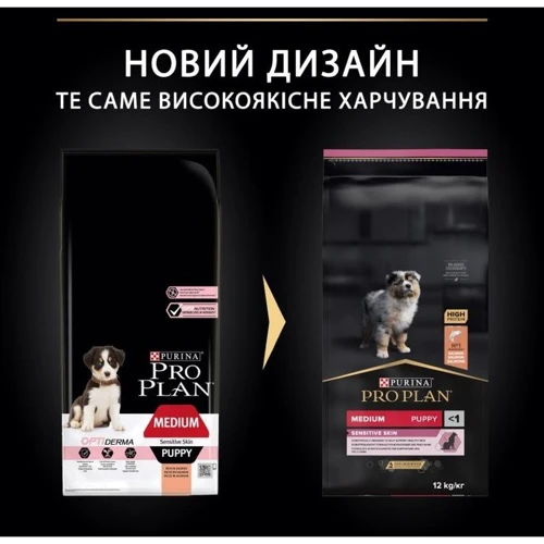 Сухий корм Pro Plan Dog Medium Puppy з лососем та рисом 12 кг (7613035120389) фото 8
