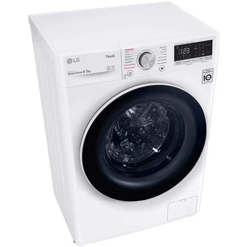 Стиральная машина LG F4V5TG0W: Максимальная скорость отжима, об/мин 1400