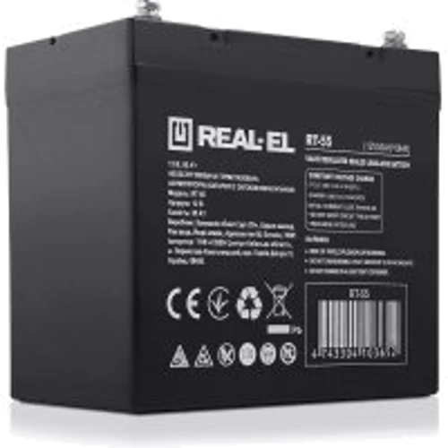 REAL-EL RT-55, 12V-55Ah (RT-55)