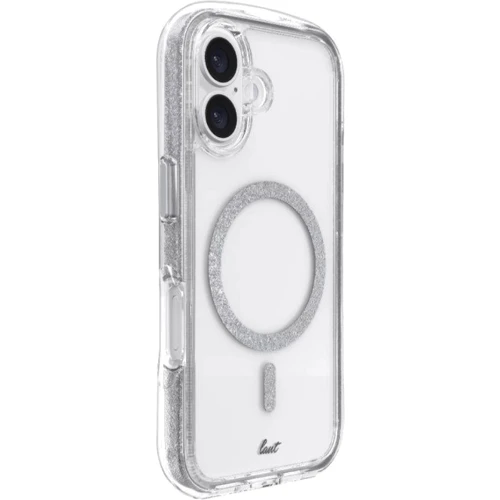 Чохол для iPhone LAUT AERO SPARKLE MagSafe Silver (L_IP24C_AS_SL) для iPhone 16 Plus: Колір серебристый
