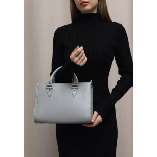 Женская сумка тоут The Wings Fancy серая (TW-Fency-grey): Тип ручки Со съемным ремнем, Плечевой ремень, С двумя ручками