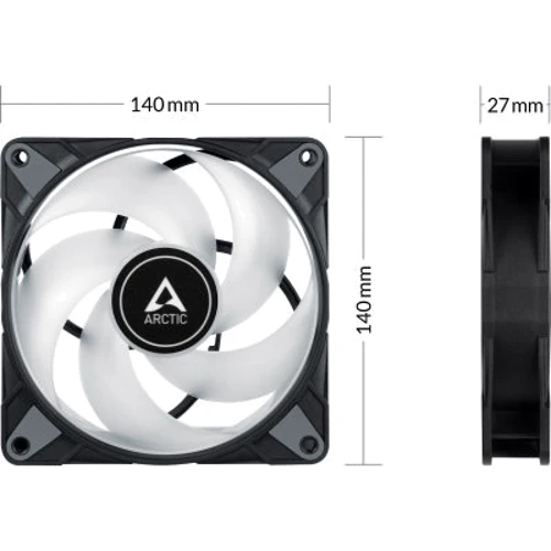 Кулер Arctic P14 PWM PST A-RGB (ACFAN00239A): Тип подшипника шариковый