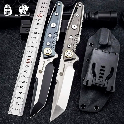Нож Xiaomi Youpin HX Outdoors Heavy Armor Tactical Straight Knife Black (D-220A): Система блокировки Есть