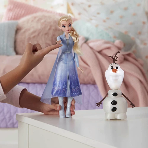 Набор игровой Hasbro Frozen Холодное сердце 2 Эльза и Олаф (E5508): Высота, см 32