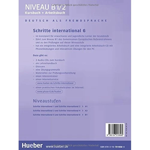 Schritte international 6: Kursbuch und Arbeitsbuch mit Audio-CD und interaktiven Übungen: Виробник Hueber