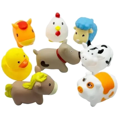 Набір іграшок для купання Bibi Toys Свійські тварини 8 елементів (760936BT)