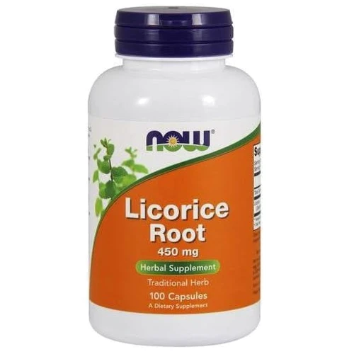 

Now Foods Licorice Root 450 mg 100 Veg caps (Корень солодки)