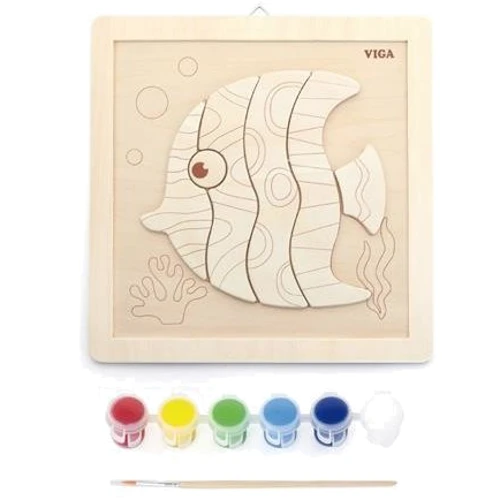 Набор для творчества Viga Toys Картина своими руками Рыбка (50687)