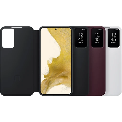 Чохол для телефона Samsung Smart Clear View Cover Black (EF-ZS906CBEGRU) для Samsung S906 Galaxy S22+ фото 6