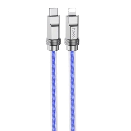 Кабель Hoco Cable USB-C to Lightning U113 Solid 3A 20W 1m Blue