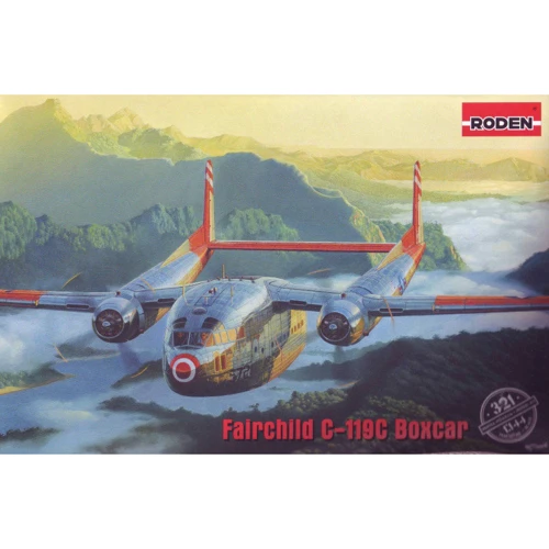 Модель Roden Военно-транспортный самолет Fairchild C-119С Boxcar (RN321)