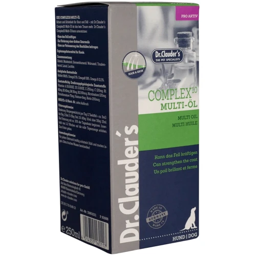 Витаминно-минеральный комплекс Dr.Clauder's Hair & Skin Multi Derm Complex10 Oil для кожи и шерсти собак 250 мл (31601011): Производитель Dr.Clauder's