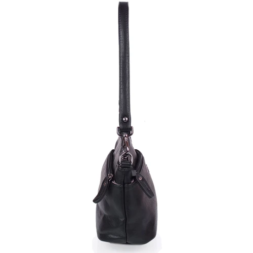 Женская сумка через плечо Amelie Galanti черная (A991340-black): Тип ручки Со съемным ремнем, Со съемной ручкой, Длинная ручка, Плечевой ремень
