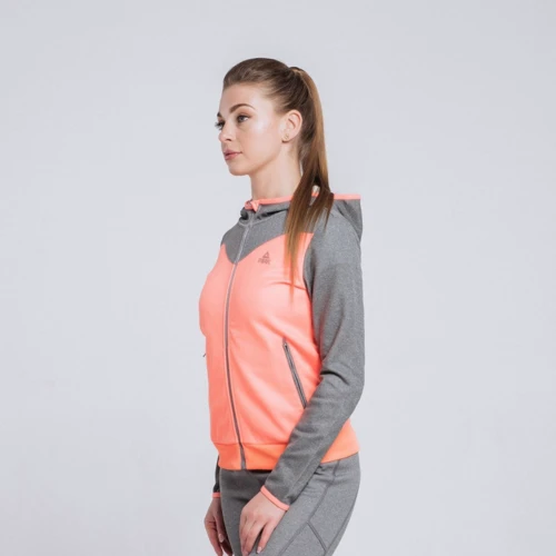 Спортивна толстовка Peak FW67686-ORA 50 помаранчева з капюшоном на блискавці: Сезон Демисезон