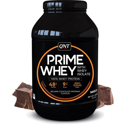 Протеин QNT Prime Whey 908 g /30 servings/ Belgian Chocolate Brownie