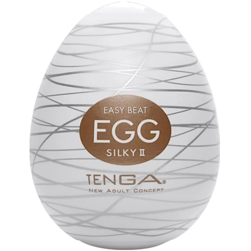 Мастурбатор-яйцо Tenga Egg Silky II с рельефом в виде паутины