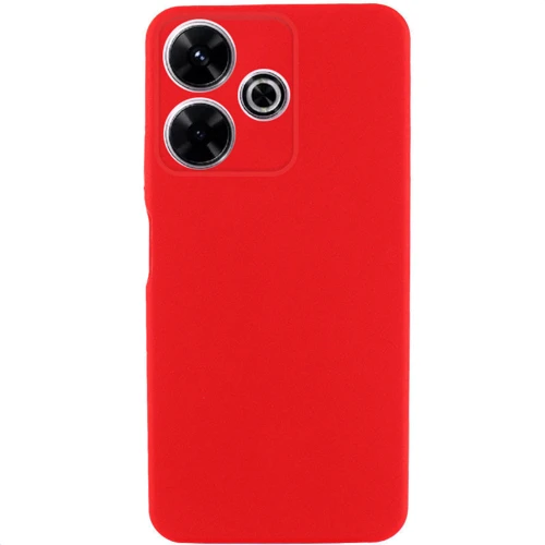 Чехол для телефонов TPU Case Getman Liquid Silk Full Camera Red for Xiaomi Redmi 13 4G / Poco M6 4G