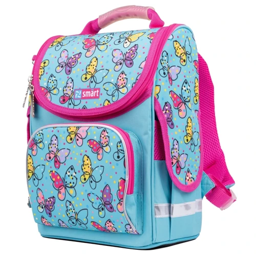 Рюкзак каркасный Smart PG-11 Bright butterflies (557723): Пол ребенка Для девочек