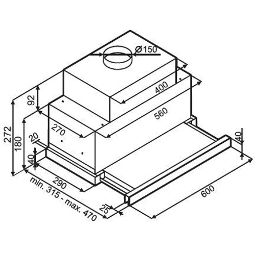 Вытяжка Best Chef Horizon Box 1100 White 60 (4F263B2A7A): Тип воздухоочистителя Рециркуляция, Отвод