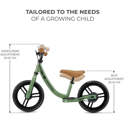 Біговел Kinderkraft Space Light Green (KRSPAC23GRE0000): Колір зеленый