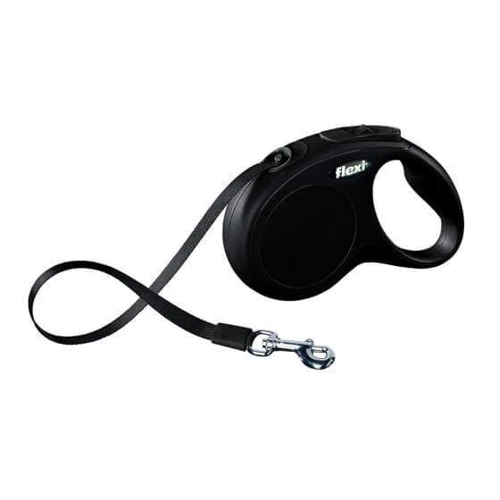 Поводок-рулетка Flexi Classic размер XS 3 м до 12 кг черный (3129)