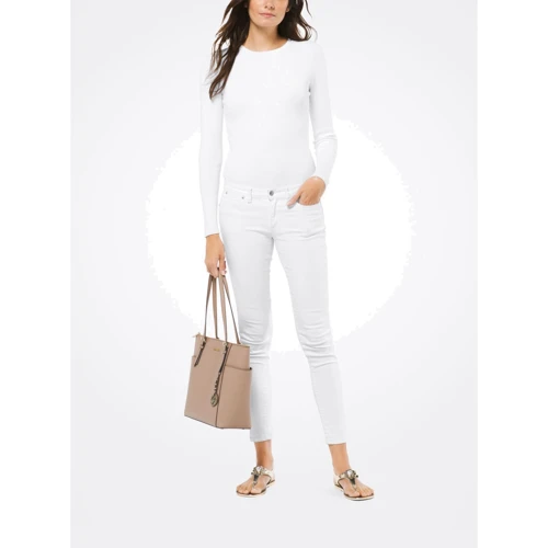 Женская сумка тоут Michael Kors Jet Set Item темно-бежевая (30T8TTTT8L208): Тип Сумки