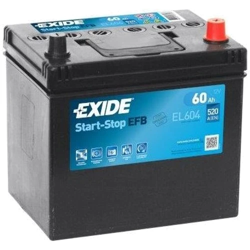 Автомобільний акумулятор EXIDE 6СТ-60 АзЕ Start Stop EL604