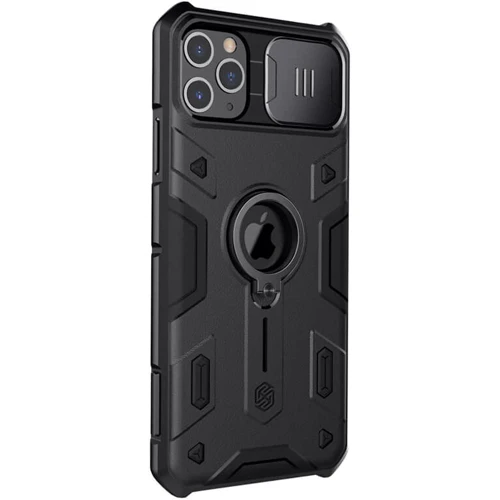Чехол для iPhone Nillkin CamShield Armor Black for iPhone 11 Pro: Материалы поликарбонат и полиуретан