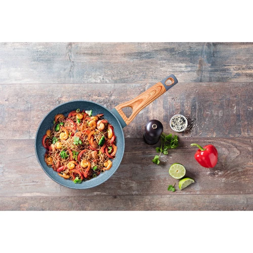 Pyrex Optima Stone 20 см (OX20BF4): Антипригарне покриття TEFLON з ефектом каменю