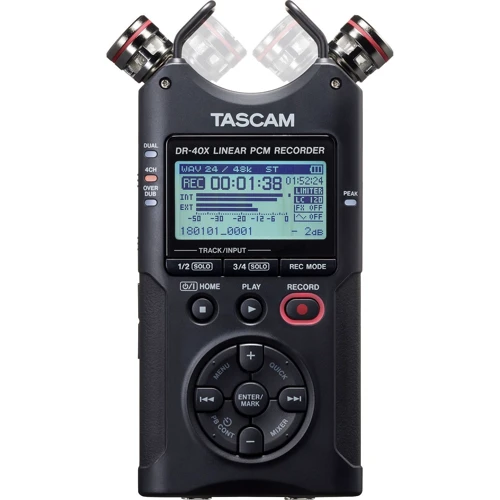 Tascam DR-40X: Объем встроенной памяти, ГБ Отсутствует