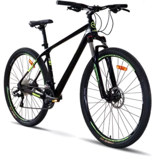 Велосипед VNC 2023' 29" FastRider C5 V1C5-2943-BL 43см (0486) black (shiny)/lime (shiny)