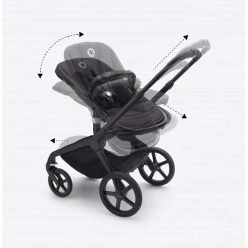 Универсальная коляска Bugaboo Fox 5 2 в 1 Graphite/Midnight Black (100052023): Ширина шасси 60 см