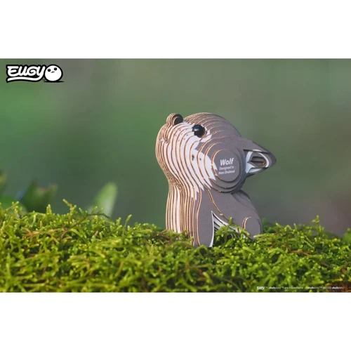 Сборная 3D модель Eugy Зоопарк: Волк (XEG-040)