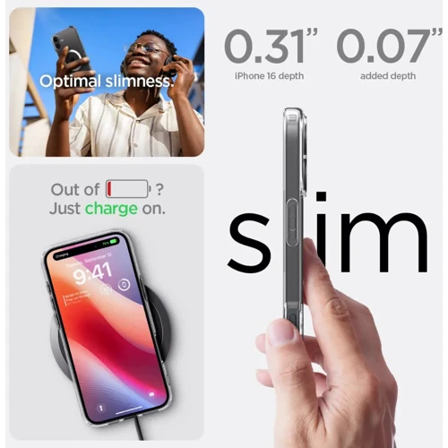 Чехол для iPhone Spigen Ultra Hybrid MagFit White (ACS08205) for iPhone 16 фото 22