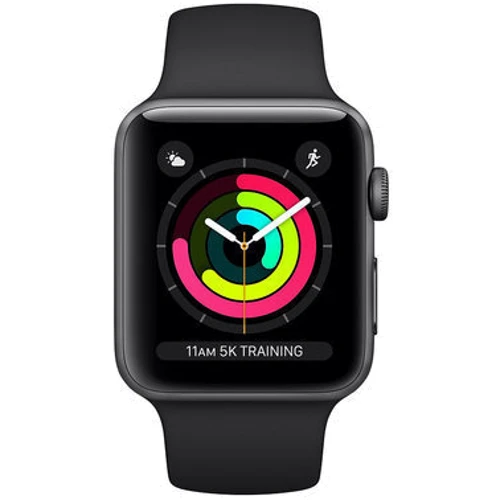 Apple Watch Series 3 42mm GPS Space Gray Aluminum Case with Black Sport Band Approved Витринный образец: Производитель Apple
