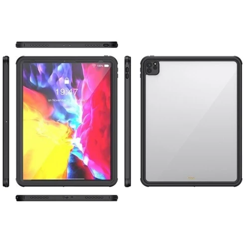 Аксессуар для iPad Shellbox OL Series Waterproof Case Black for iPad Pro 12.9" 2020: Цвет черный