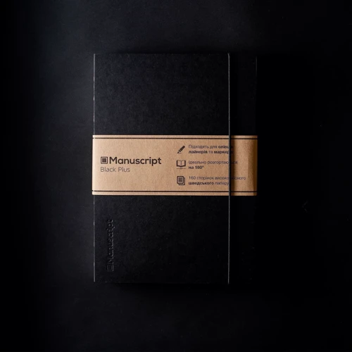 Скетчбук Manuscript Black Plus (M - Black+) фото 5